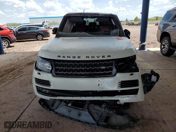 2017 Land Rover Range Rover with VIN SALGW2FEXHA371662, listed as a Copart auction lot 59715995 with 55,365 mi miles and Salvage title. Bid and sale history available at DreamBid. Image 5.