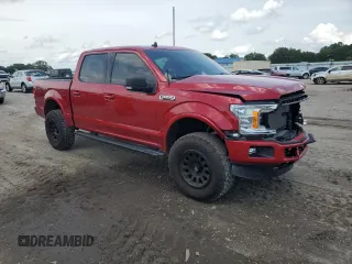 2020 Ford F-150 XL with VIN 1FTEW1EP0LFC30820, listed as a Copart auction lot 58323435 with 59,659 mi miles and Salvage title. Bid and sale history available at DreamBid. Image 4.