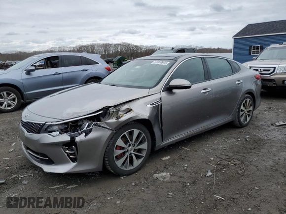 2016 Kia Optima SXL Turbo with VIN 5XXGV4L29GG022592, listed as a Copart auction lot 51810915 with 88,513 mi miles and Salvage title. Bid and sale history available at DreamBid. Image 1.