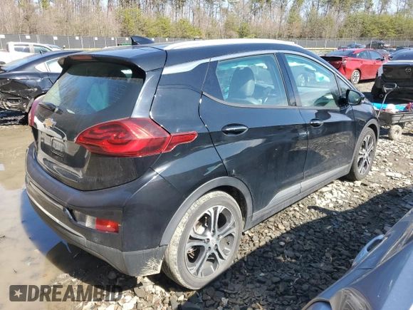 2019 Chevrolet Bolt EV Premier with VIN 1G1FZ6S09K4120772, listed as a Copart auction lot 49359235 with 46,196 mi miles and Salvage title. Bid and sale history available at DreamBid. Image 3.