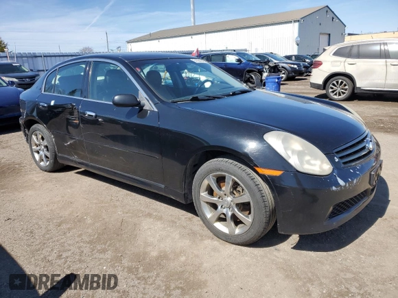 2006 Infiniti G35 z VIN JNKCV51FX6M617002, wystawiony jako Copart lot #51064345 z przebiegiem Nie podano mil oraz Szkody całkowita. Historia ofert i sprzedaży dostępna na DreamBid. Obrazek 4.