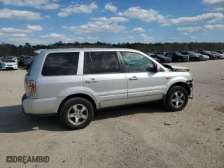 2006 Honda Pilot EX-L with RES with VIN 5FNYF28696B024099, listed as a Copart auction lot 50570925 with 0 mi miles and Salvage Title. Bid and sale history available at carsss.com. Image 3.