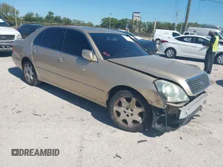 2003 Lexus LS 430 with VIN JTHBN30F730117271, listed as a IAAI auction lot 41767999 with 137,939 mi miles. Bid and sale history available at carsss.com. Image 1.