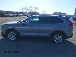2025 Honda CR-V EX-L with VIN 2HKRS4H70SH402648, listed as a IAAI auction lot 41634883 with 21,954 mi miles and . Bid and sale history available at DreamBid. Image 15.