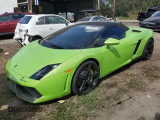 2013 Lamborghini Gallardo z VIN ZHWGU6BZ9DLA12793, wystawiony jako Copart lot #77525804 z przebiegiem 11 777 mil mil oraz Szkody całkowita. Historia ofert i sprzedaży dostępna na DreamBid. Obrazek 1.