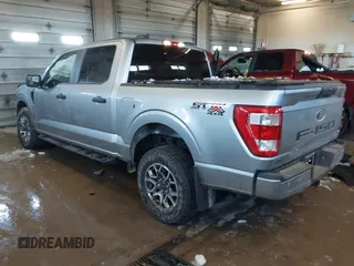 2021 Ford F-150 XL with VIN 1FTEW1EP0MKE87078, listed as a IAAI auction lot 41857664 with 43,588 mi miles. Bid and sale history available at carsss.com. Image 3.