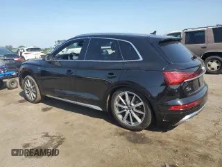 2021 Audi Q5 Premium Plus with VIN WA1E2AFY4M2043666, listed as a Copart auction lot 62084685 with 49,000 mi miles and Salvage title. Bid and sale history available at DreamBid. Image 2.
