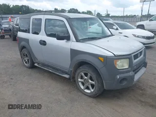 2003 Honda Element EX z VIN 5J6YH28563L005417, wystawiony jako IAAI lot #42317127 z przebiegiem 208 437 mil mil oraz . Historia ofert i sprzedaży dostępna na DreamBid. Obrazek 1.