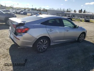 2021 Honda Insight Touring with VIN 19XZE4F99ME010173, listed as a Copart auction lot 47144315 with 80,990 mi miles and Salvage Title. Bid and sale history available at carsss.com. Image 3.