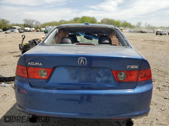 2006 Acura TSX Navi with VIN JH4CL96916C016860, listed as a Copart auction lot 54047475 with Not provided miles and Non repairable. Bid and sale history available at DreamBid. Image 6.