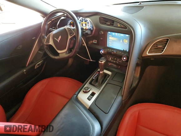 2019 Chevrolet Corvette 1LT with VIN 1G1YB2D75K5100805, listed as a Copart auction lot 51182435 with 59,512 mi miles and Salvage title. Bid and sale history available at DreamBid. Image 8.