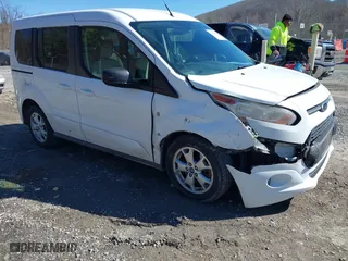 2014 Ford Transit Connect Wagon XLT with VIN NM0AE8F7XE1148356, listed as a IAAI auction lot 41658732 with 128,180 mi miles. Bid and sale history available at carsss.com. Image 1.