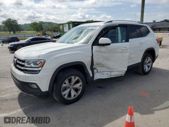 2019 Volkswagen Atlas SE with VIN 1V2DR2CA2KC525889, listed as a Copart auction lot 63623865 with 85,936 mi miles and Salvage title. Bid and sale history available at DreamBid. Image 1.
