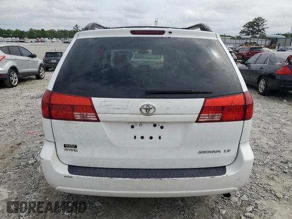 2004 Toyota Sienna CE with VIN 5TDZA23C54S135144, listed as a Copart auction lot 54695035 with 187,823 mi miles and Clean Title. Bid and sale history available at carsss.com. Image 6.