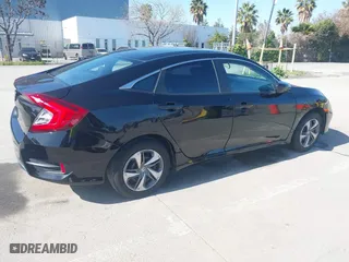 2019 Honda Civic Sedan LX with VIN 2HGFC2F61KH561199, listed as a IAAI auction lot 41754093 with 43,779 mi miles. Bid and sale history available at carsss.com. Image 4.
