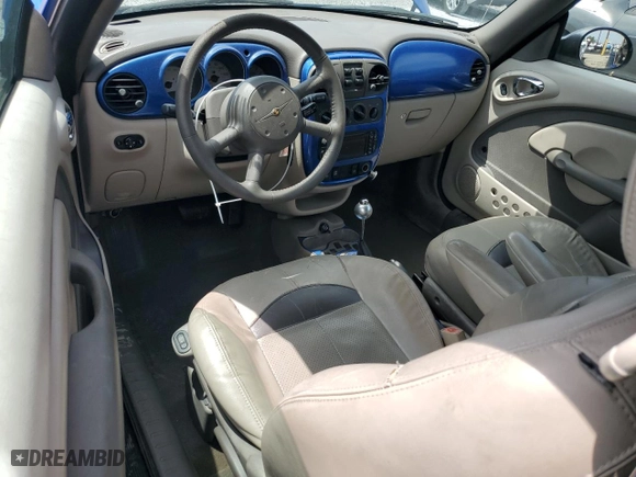 2005 Chrysler PT Cruiser GT with VIN 3C3AY75S35T285968, listed as a Copart auction lot 54061455 with 113,036 mi miles and Salvage Title. Bid and sale history available at carsss.com. Image 8.