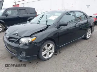 2013 Toyota Corolla L with VIN 2T1BU4EE1DC123875, listed as a IAAI auction lot 41753524 with 98,599 mi miles. Bid and sale history available at carsss.com. Image 2.