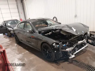 2021 BMW 8 Series M850i with VIN WBAGV8C05MCF22170, listed as a IAAI auction lot 38685320 with Not Provided miles and . Bid and sale history available at DreamBid. Image 1.
