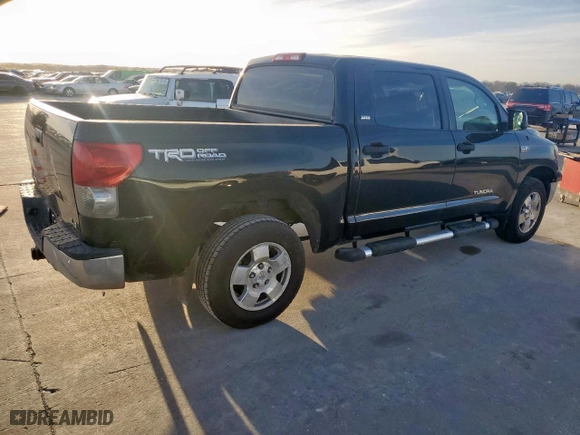 2007 Toyota Tundra SR5 with VIN 5TBDV54137S474673, listed as a Copart auction lot 49672145 with 153,492 mi miles and Clean Title. Bid and sale history available at carsss.com. Image 3.