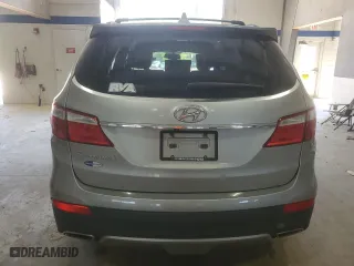2015 Hyundai Santa Fe GLS with VIN KM8SM4HF8FU111177, listed as a Copart auction lot 53629455 with 127,618 mi miles and Salvage Title. Bid and sale history available at carsss.com. Image 6.