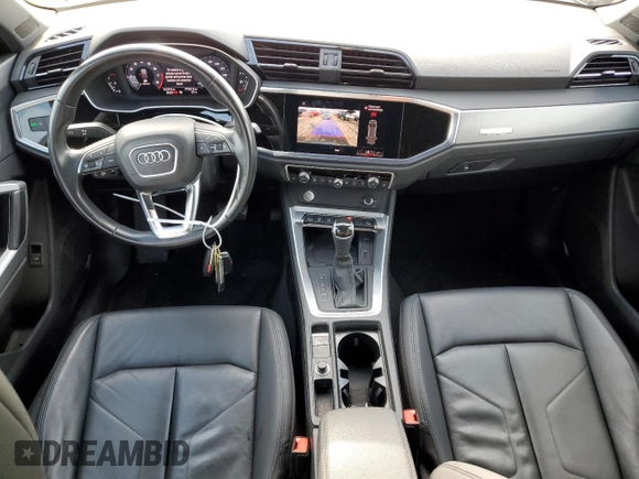 2019 Audi Q3 Premium Plus with VIN WA1BECF31K1083345, listed as a Copart auction lot 62835714 with 51,274 mi miles and Salvage Title. Bid and sale history available at carsss.com. Image 8.