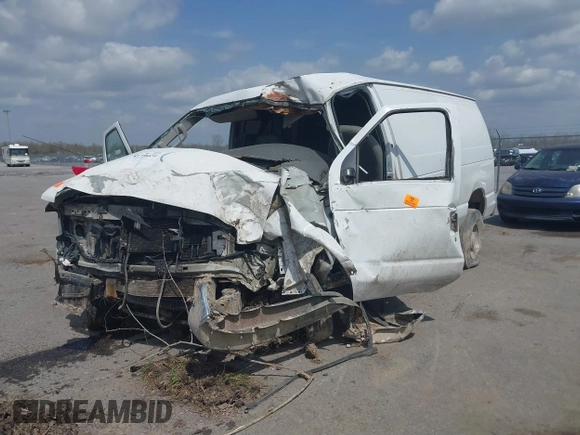 2008 Ford Econoline Cargo Commercial with VIN 1FTNE14WX8DB58166, listed as a IAAI auction lot 41758434 with Not provided miles and . Bid and sale history available at DreamBid. Image 2.