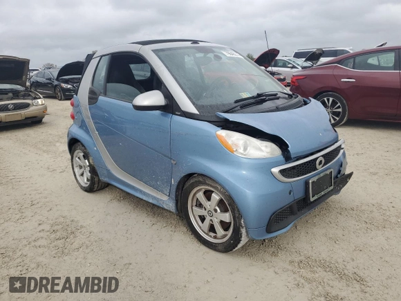 2013 Smart fortwo Passion with VIN WMEEK3BA4DK599147, listed as a Copart auction lot 79648274 with Not provided miles and Salvage title. Bid and sale history available at DreamBid. Image 4.