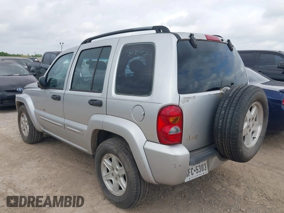 2003 Jeep Liberty Limited with VIN 1J4GK58K23W633722, listed as a IAAI auction lot 42103188 with 207,645 mi miles and . Bid and sale history available at carsss.com. Image 3.