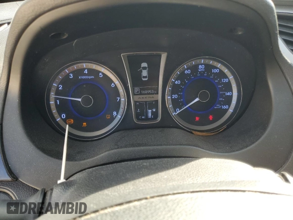 2014 Hyundai Azera with VIN KMHFG4JG1EA385784, listed as a Copart auction lot 49060695 with 168,953 mi miles and Salvage title. Bid and sale history available at DreamBid. Image 9.