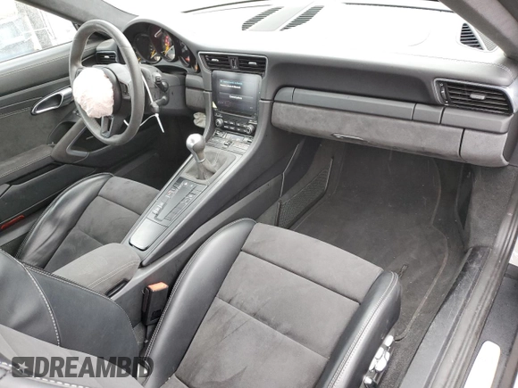 2018 Porsche 911 GT3 with VIN WP0AC2A91JS175089, listed as a Copart auction lot 81383754 with 15,702 mi miles and Salvage Title. Bid and sale history available at DreamBid. Image 8.
