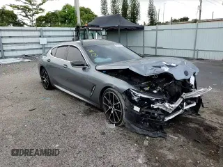 2021 BMW 8 Series M850i with VIN WBAGV8C01MCF75867, listed as a Copart auction lot 62779863 with 24,033 mi miles and . Bid and sale history available at DreamBid. Image 11.