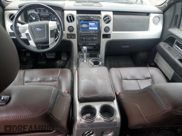 2012 Ford F-150 XL with VIN 1FTFW1ET1CFB55255, listed as a Copart auction lot 58023485 with 204,562 mi miles and Salvage title. Bid and sale history available at DreamBid. Image 8.