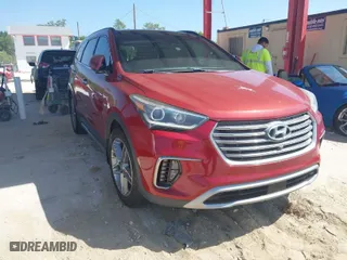 2017 Hyundai Santa Fe Limited Ultimate with VIN KM8SRDHF0HU252796, listed as a IAAI auction lot 42019749 with 122,066 mi miles. Bid and sale history available at carsss.com. Image 1.