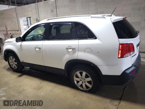2013 Kia Sorento LX with VIN 5XYKTCA65DG331709, listed as a Copart auction lot 53188675 with 143,545 mi miles and Clean Title. Bid and sale history available at carsss.com. Image 2.