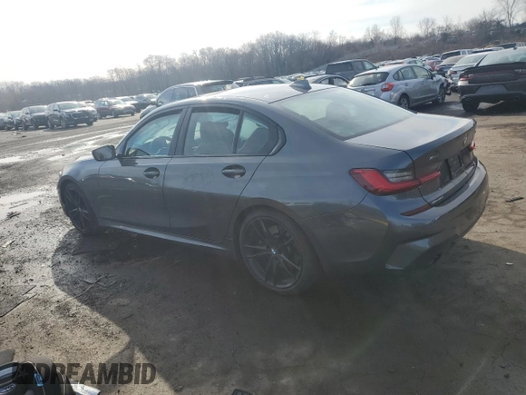 2021 BMW 3 Series 330i xDrive with VIN 3MW5R7J05M8C01209, listed as a Copart auction lot 50450775 with Not Provided miles and Salvage Title. Bid and sale history available at carsss.com. Image 2.