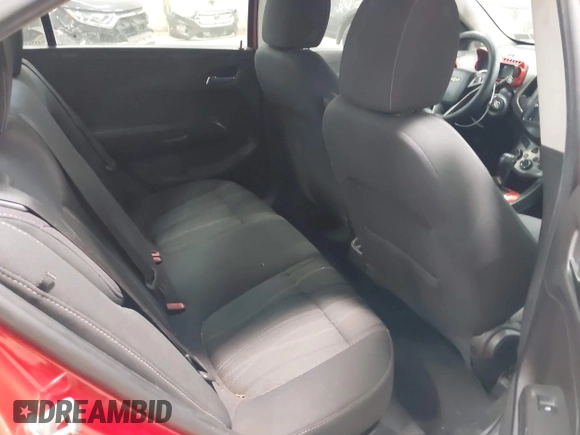 2012 Chevrolet Sonic LT with VIN 1G1JC5SH6C4132679, listed as a IAAI auction lot 42652694 with 121,238 mi miles and . Bid and sale history available at DreamBid. Image 8.