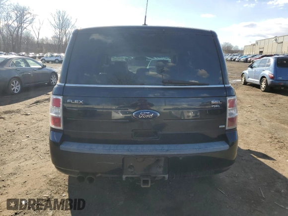 2009 Ford Flex SEL with VIN 2FMEK62C69BA00604, listed as a Copart auction lot 48396285 with 169,415 mi miles and Clean Title. Bid and sale history available at carsss.com. Image 6.