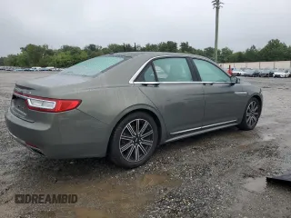 2017 Lincoln Continental Select with VIN 1LN6L9SK5H5607316, listed as a Copart auction lot 74015944 with 52,291 mi miles and Salvage Title. Bid and sale history available at carsss.com. Image 3.