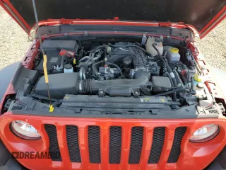 2023 Jeep Wrangler Willys z VIN 1C4HJXAG4PW512615, wystawiony jako Copart lot #56068085 z przebiegiem 21 624 mil mil oraz Szkoda całkowita • Salvage title. Historia ofert i sprzedaży dostępna na DreamBid. Obrazek 12.