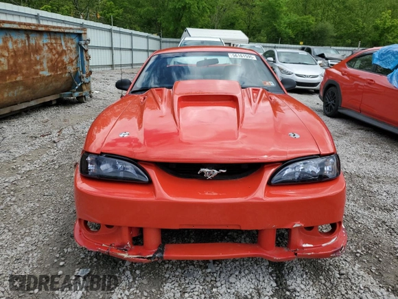 1995 Ford Mustang GT with VIN 1FALP42T7SF141936, listed as a Copart auction lot 56161595 with 91,903 mi miles and Salvage title. Bid and sale history available at DreamBid. Image 5.