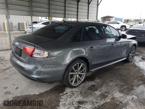 2016 Audi A4 Premium with VIN WAUAFAFLXGN009793, listed as a Copart auction lot 73860514 with 89,480 mi miles and Salvage Title. Bid and sale history available at carsss.com. Image 3.