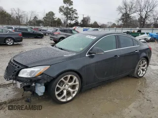 2012 Buick Regal GS with VIN 2G4GV5GV0C9182688, listed as a Copart auction lot 44766745 with 102,568 mi miles and Salvage Title. Bid and sale history available at carsss.com. Image 1.