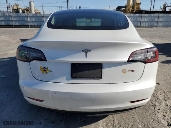 2020 Tesla Model 3 Standard Range Plus with VIN 5YJ3E1EA4LF803986, listed as a Copart auction lot 45395045 with 95,624 mi miles and Salvage Title. Bid and sale history available at carsss.com. Image 6.