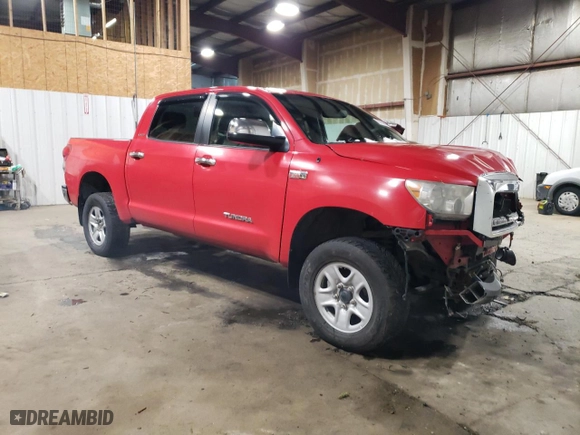2007 Toyota Tundra LTD with VIN 5TFDV58137X028809, listed as a Copart auction lot 76720624 with 200,609 mi miles and Salvage Title. Bid and sale history available at carsss.com. Image 4.