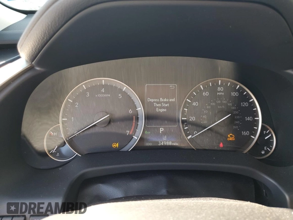 2021 Lexus RX with VIN JTJHZKFA0M2028764, listed as a Copart auction lot 75574134 with 34,988 mi miles and Salvage Title. Bid and sale history available at carsss.com. Image 9.