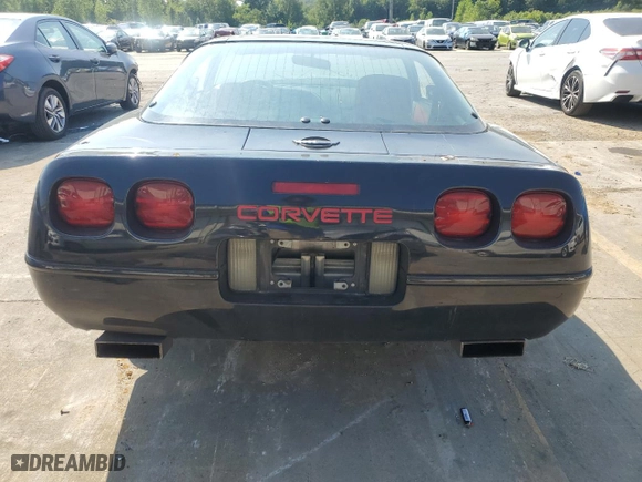 1992 Chevrolet Corvette with VIN 1G1YY23P4N5105420, listed as a Copart auction lot 65811234 with 0 mi miles and Salvage Title. Bid and sale history available at carsss.com. Image 6.