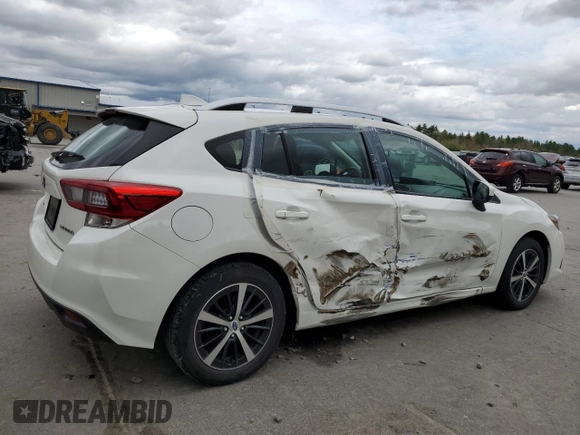 2021 Subaru Impreza Premium z VIN 4S3GTAV66M3714213, wystawiony jako Copart lot #56163095 z przebiegiem 32 841 mil mil oraz Szkoda całkowita • Salvage title. Historia ofert i sprzedaży dostępna na DreamBid. Obrazek 3.