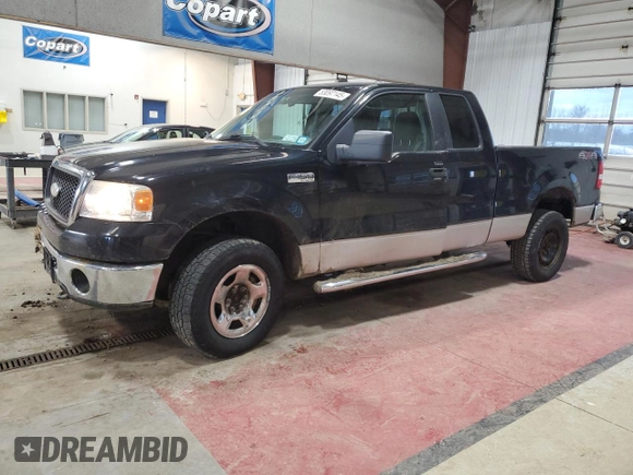 2007 Ford F-150 STX with VIN 1FTRX14W87FA12248, listed as a Copart auction lot 53097145 with 158,583 mi miles and Salvage Title. Bid and sale history available at carsss.com. Image 1.