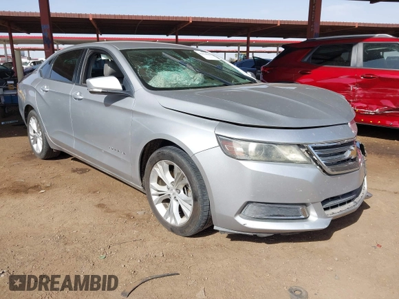 2014 Chevrolet Impala LT with VIN 1G1115SL6EU105818, listed as a IAAI auction lot 41678040 with 139,686 mi miles and . Bid and sale history available at DreamBid. Image 1.