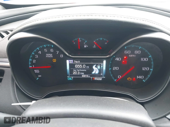 2019 Chevrolet Impala LT with VIN 1G11Z5SA5KU116523, listed as a IAAI auction lot 41609647 with 90,918 mi miles and . Bid and sale history available at DreamBid. Image 7.